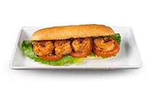Fried Po’ Boy Shrimp Sandwich